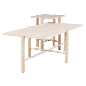 Crate And Barrel: Jo Wood - Coffee And Side Table