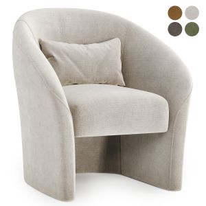 Verso Velvet Accent Chair