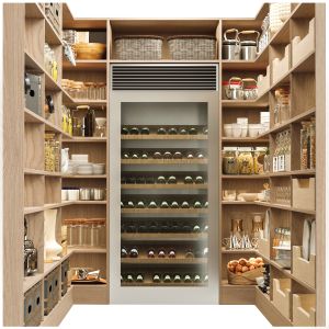 Large Pantry With Crockery And Food