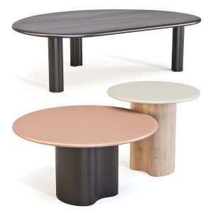 Arper: Ghia - Coffee And Side Tables Set 01