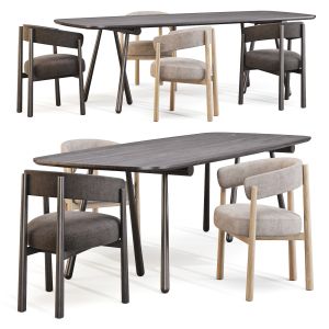 Coedition (Altay Table And Dalya Bridge Chair)