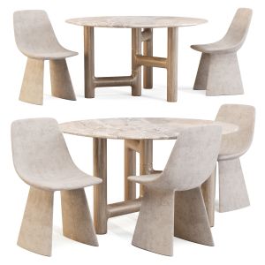 Bonaldo: Pivot Table And Agea Chair Set 01