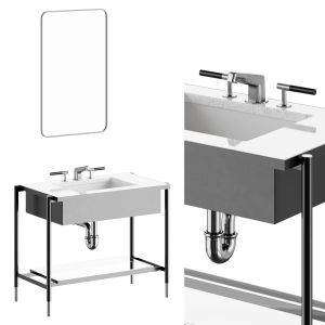 Bond Metal Four Leg | Washbasin Furniture