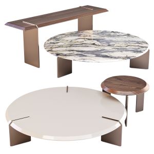 Keel - Coffee And Side Tables Set 01