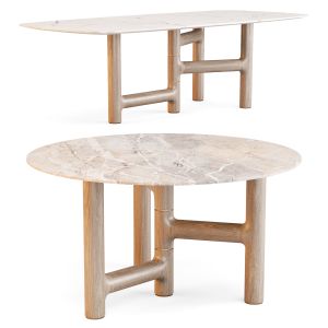 Bonaldo: Pivot - Dining Tables Set 02