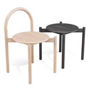 SBW: Halo - Dining Chair And Backless Stool