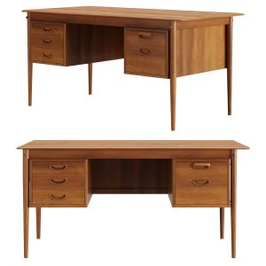 Danish Walnut Desk 1960s