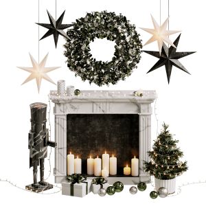 New Year's Christmas Decoration Set