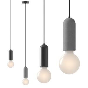 Beacon Lighting - Tetra 1 Light Pendant In Concret