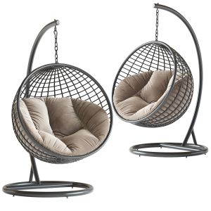 Hanging Chair Cocoon De Luxe, Black