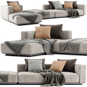 Flexform Grandemare Chaise Longue Sofa 02