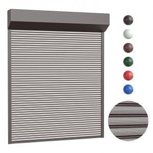 Roller shutter gates