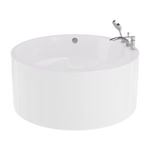 Aquatica Pamela White Freestanding Acrylic Bathtub