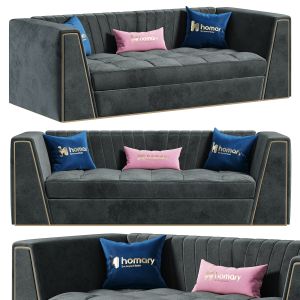 Modular Velvet Sofa By Homary