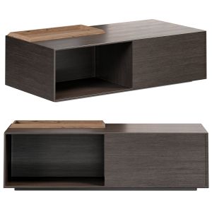 Rectangular Wood Coffee Table By Homary