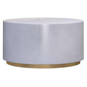 Industrial Coffee Table Round Cementlike Coffee Ta