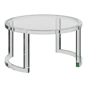 Coffee Table Tempered Glass By Homary