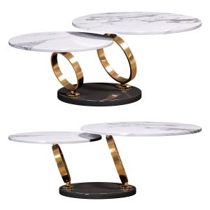 Modern White Extendable Coffee Table By Homary