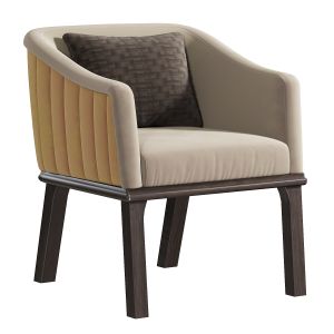 Beige Club Armchair By Carpanelli