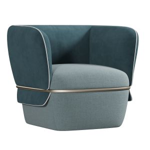 Chemise Aquamarine Armchair By Studio Lido