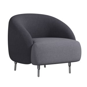 Bump Black Armchair By L'abbate