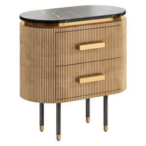 Valbruna Bedside Table  By Vicalhome