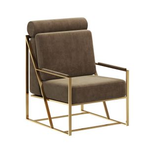 Golden Armchair Marize X Badari By Artemest