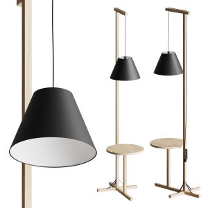 Woodman Floor Lamp Table