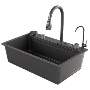 Functional Waterfall kitchen sink