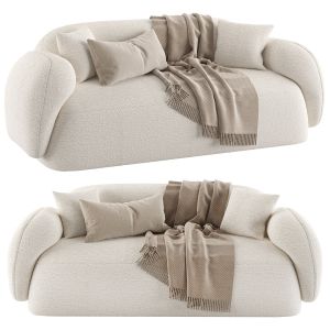 Dori Boucle Round Arm Sofa by Acanva