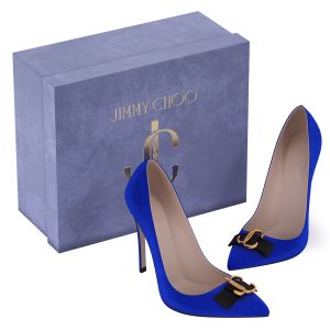 Jimmy Choo Love 100 Pumps Women Suede With Jc Embl