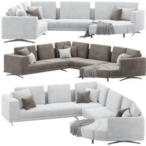 Mix Corner Sofa With By Lazzoni