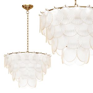 Chandelier Transparent Glass Shells By Lalume