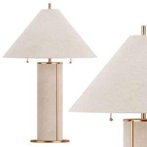 Remi Natural Linen Table Lamp