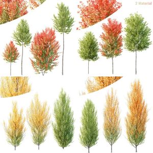 16 Different SETS of Trees. SET VOL129