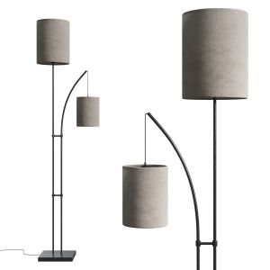 Malina 74 Bronze Torchiere Floor Lamp