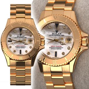 Rolex Yatch Master Diamond & Sapphire Dial