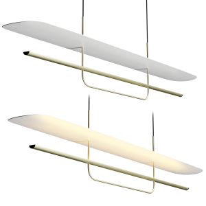 Reflector Linear Led Anodized Aluminum Pendant Lig