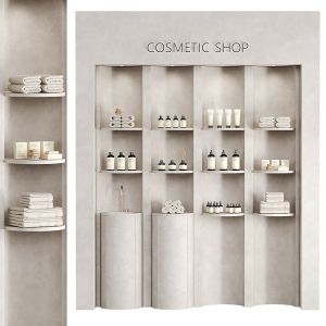 Store Shelves With Cosmetics