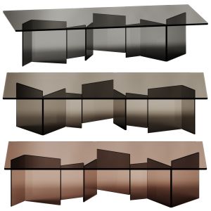 Metropolis Rectangular Coffee Table By Tonelli