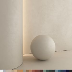 Decorative plaster set 41 of 25 trendy colors 2024