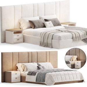 Futuro Bed With Wide Headboard By Sensorsleep