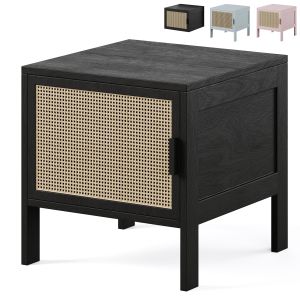 Reyna Rattan Bedside Table By Sklum