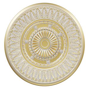 Corinna Medallion 33 In White Finish By Macys