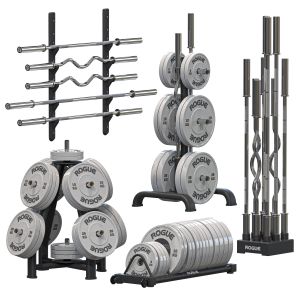 Barbell Weight Plate Rack