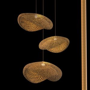 Bamboo Modern Ceiling Light