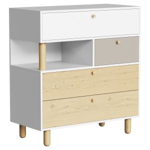 Chest Of Drawers Deakins Latte Plywood