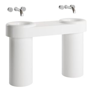 Vitra Liquid Double Washbasin