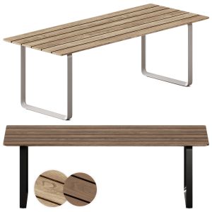 70 70 Outdoor Table By Muuto